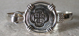Atocha Coin Bracelet with silver band 1