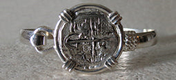 Atocha Coin Bracelet with silver band 2