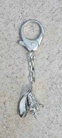 Conch Shell Keychain Large