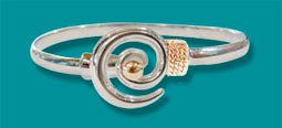 Medium Silver & Gold Hurricane Bracelet
