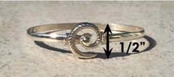 #302 Hurricane Bracelet twisted Sterling Silver
