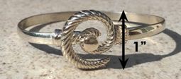 #300 Hurricane Bracelet twisted Sterling Silver