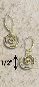 #228 Hurricane Earrings 14k Gold