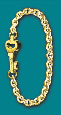 #100 Small All 14k Gold Key West Love Bracelet - Call For Pricing