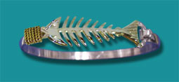 Men's Skeleton Fish Bracelet